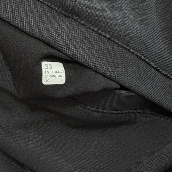 Lululemon ABC Classic Fit Trouser Pant Warpstreme Obsidian Grey Size 33 - Picture 6 of 7